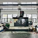 []海天Gu6龙门式加工中心，齿轮头，BT50主轴、二线一硬.